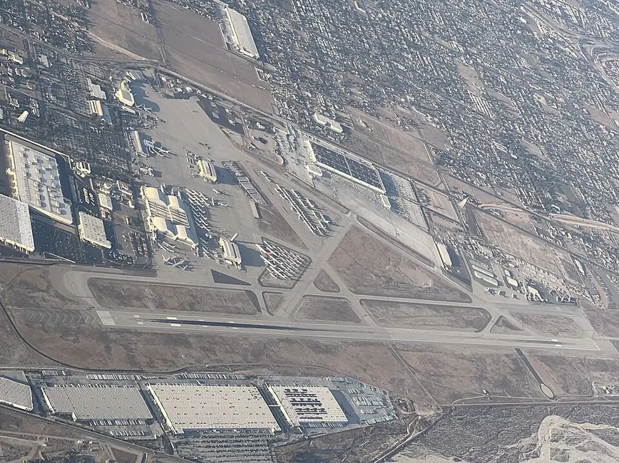 View of San Bernardino International Airport