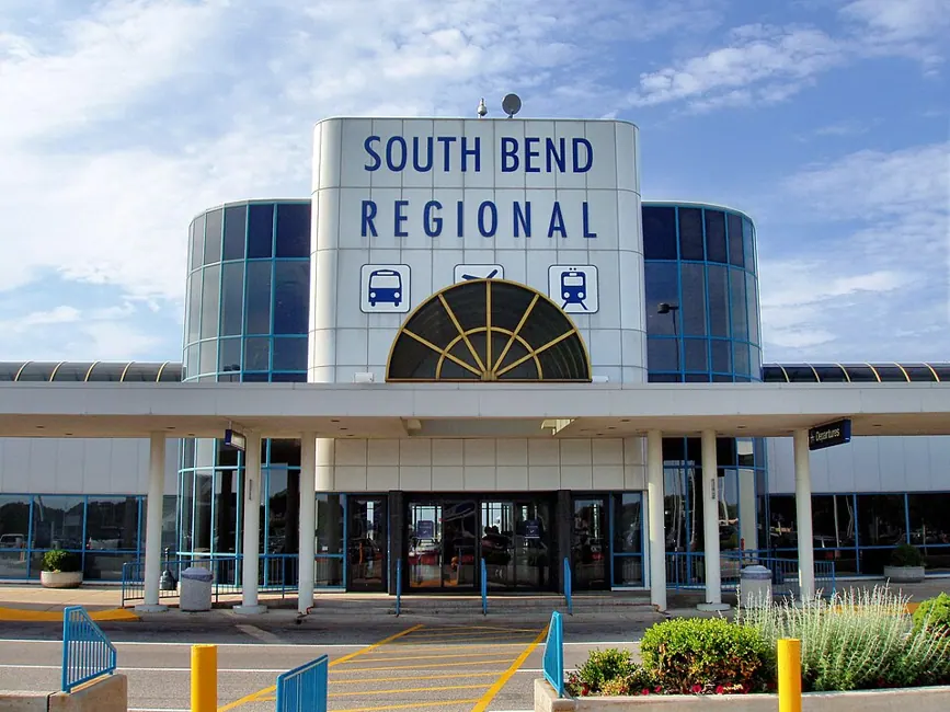View of South Bend International Airport