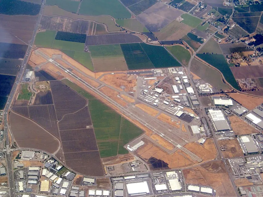 View of Stockton Metropolitan Airport