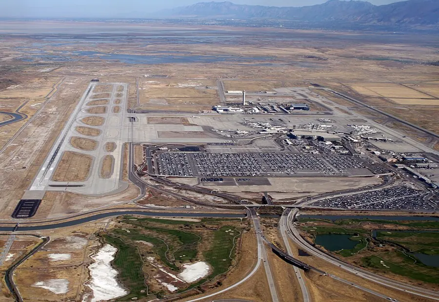 View of Salt Lake City International Airport