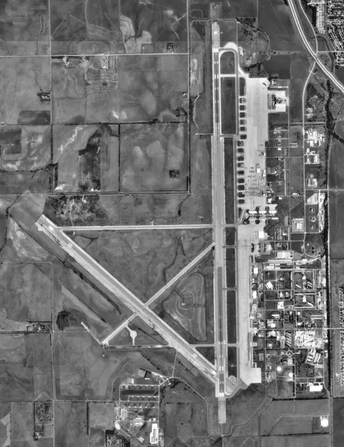 View of Salina Municipal Airport