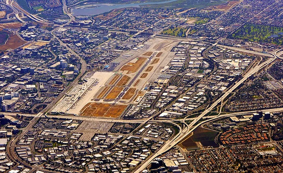 View of John Wayne Orange County International Airport