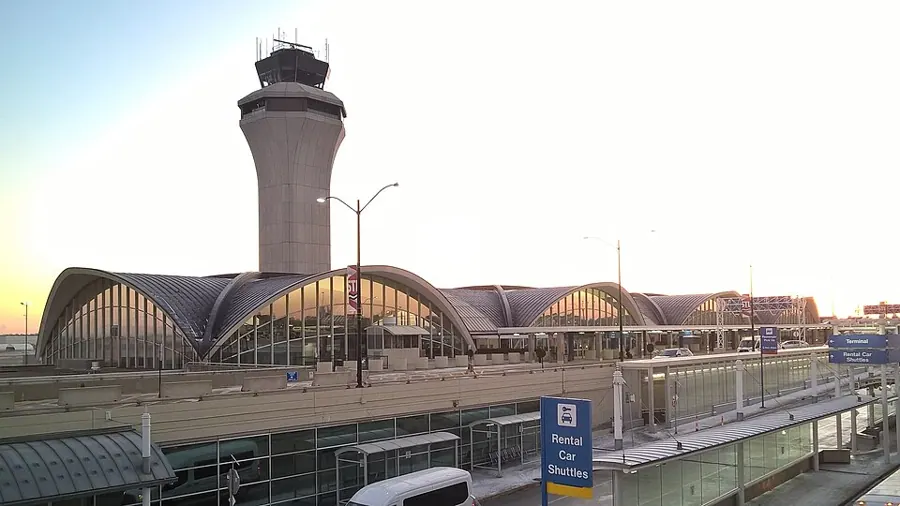 View of St. Louis Lambert International Airport