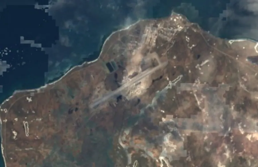 Historical satellite view of Savoonga Airport · 2016–17 imagery