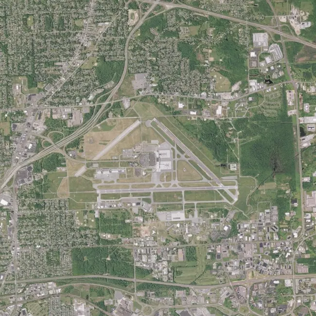 View of Syracuse Hancock International Airport