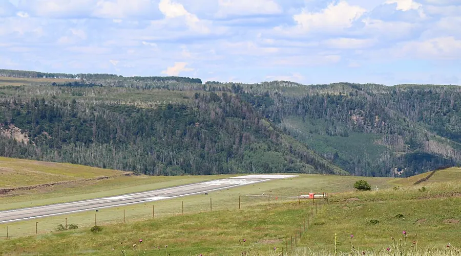View of Telluride Regional Airport