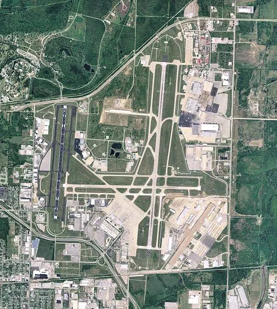 View of Tulsa International Airport