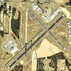 View of Tyler Pounds Regional Airport