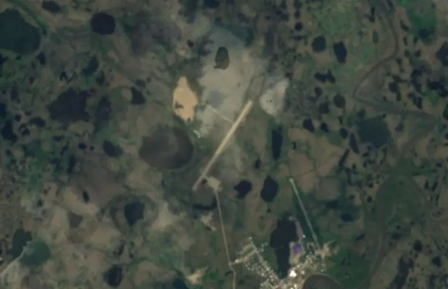 Historical satellite view of Chevak Airport · 2016–17 imagery