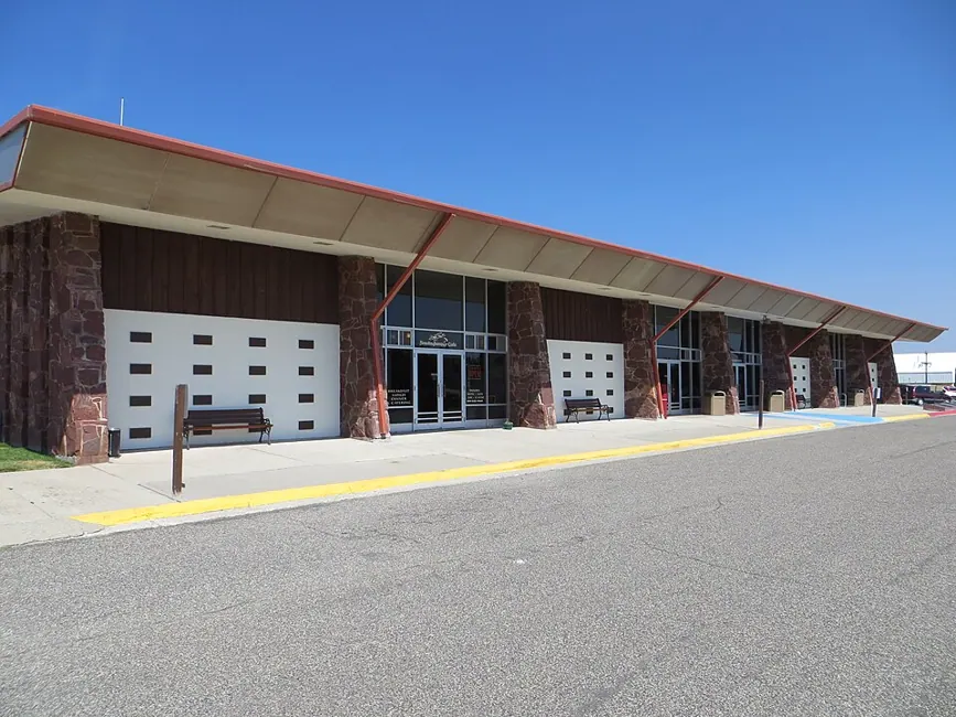View of Yellowstone Airport