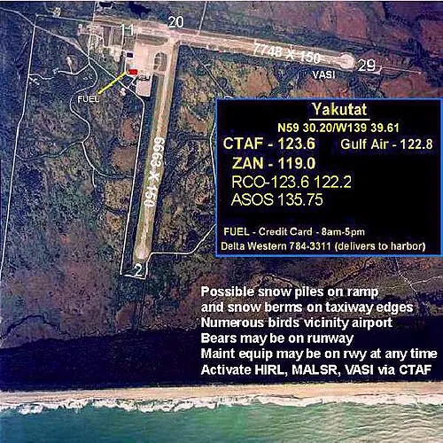 View of Yakutat Airport