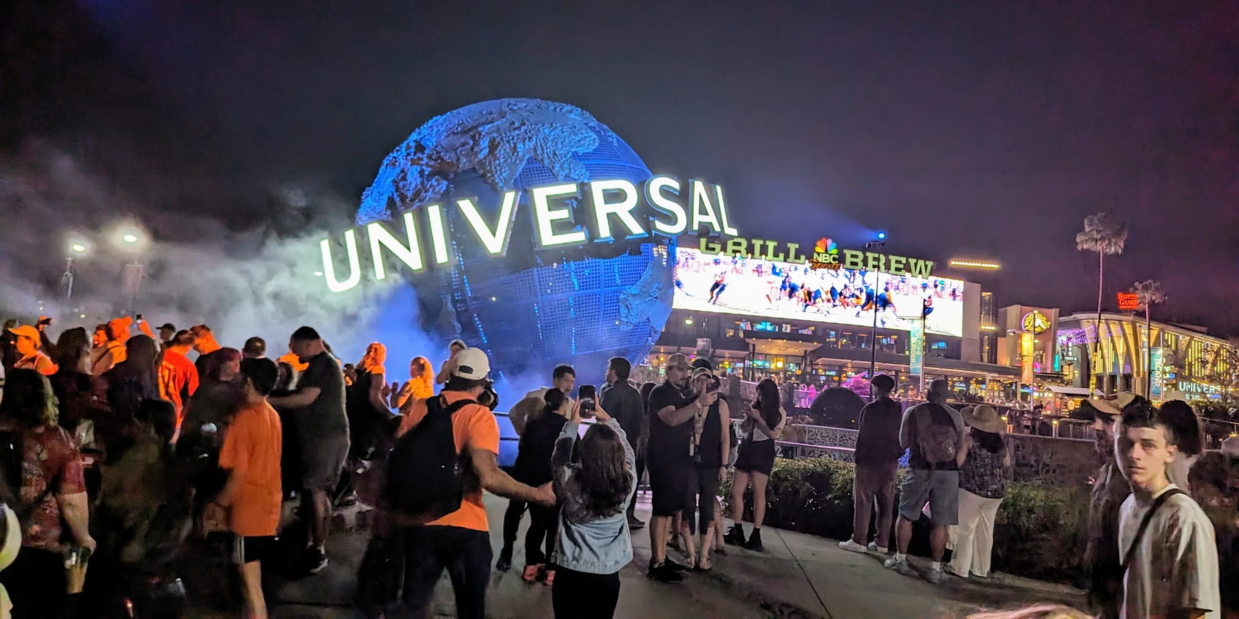 The Universal globe outside Universal Studios Florida in Orlando